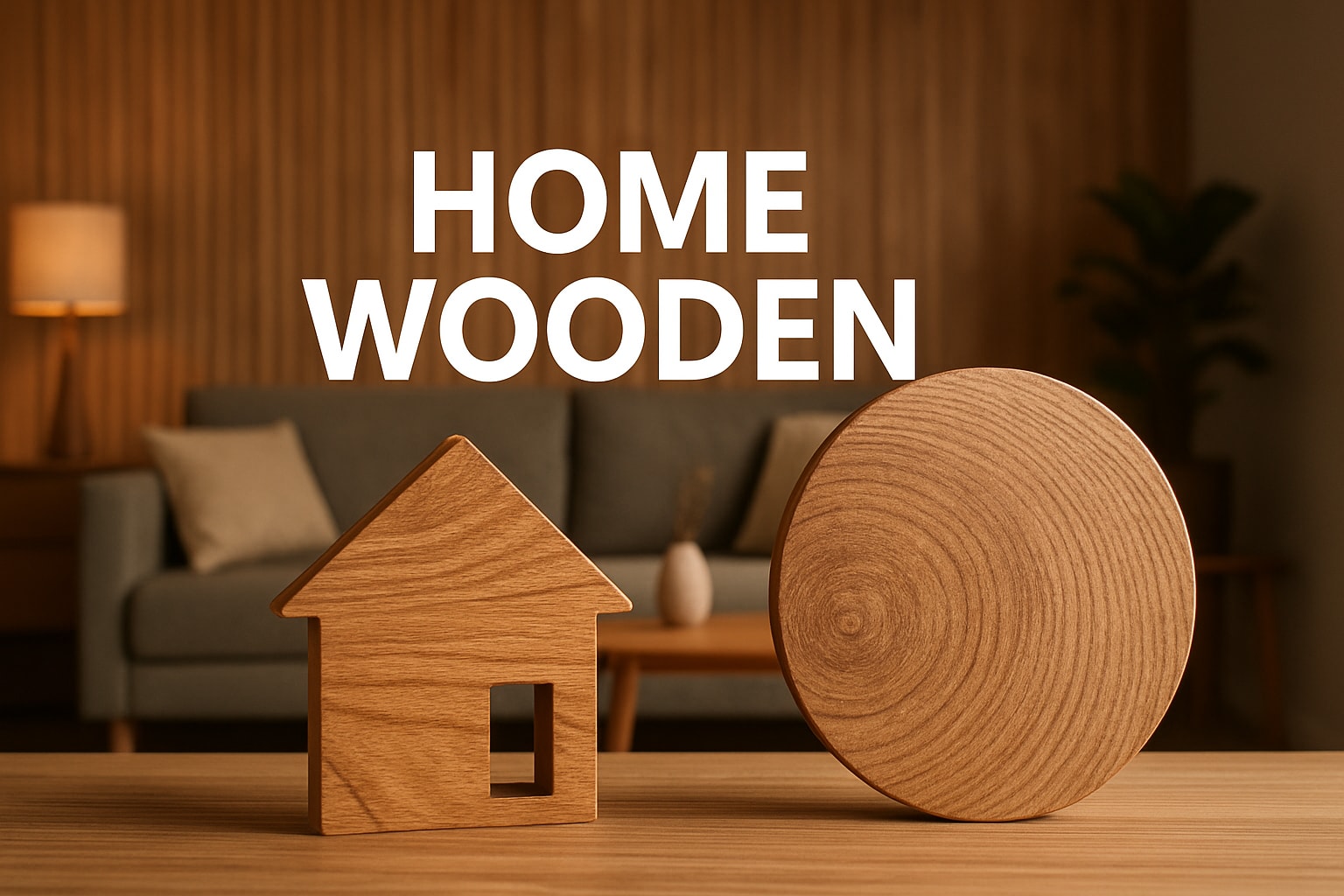 Wooden decor pieces for a stylish home interior in 2025, highlighting chic and modern design elements.