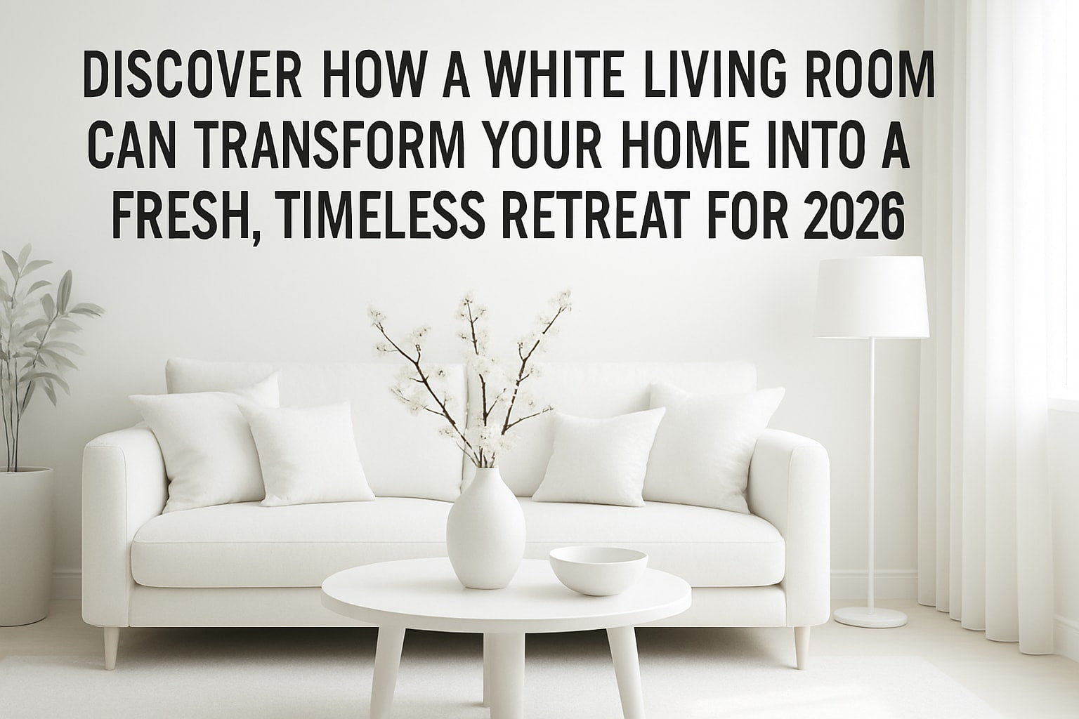 9 Brilliant White Living Room Decor Ideas for a Fresh 2026 Look