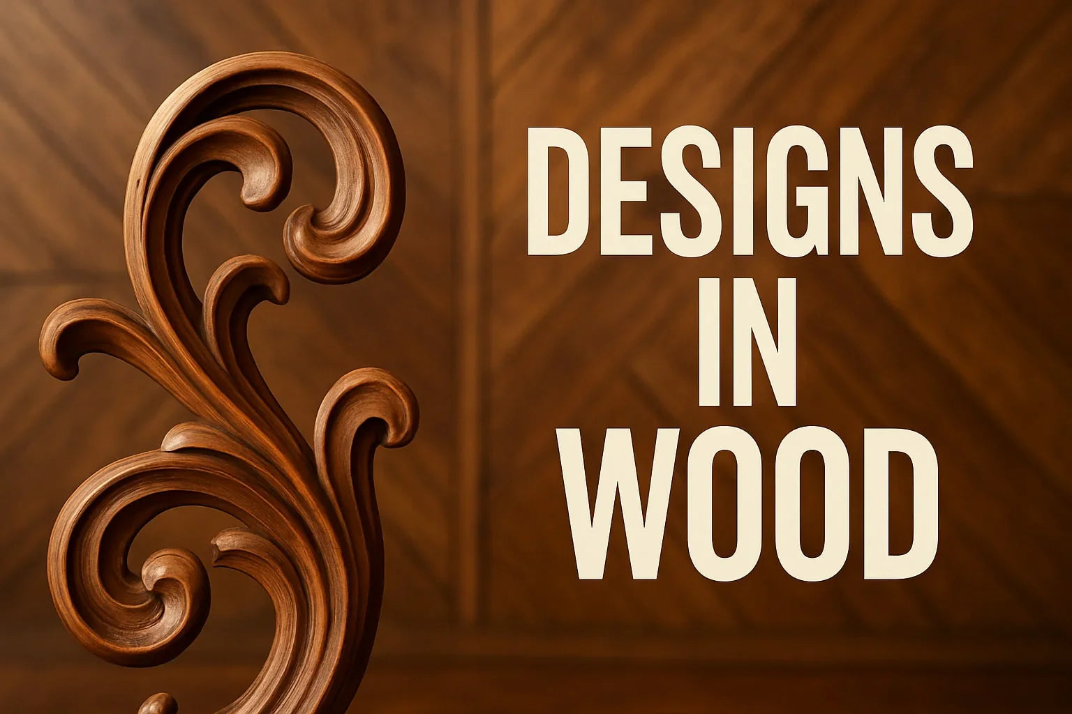 Stunning Designs in Wood showcased with elegant carvings for home decor 2025.