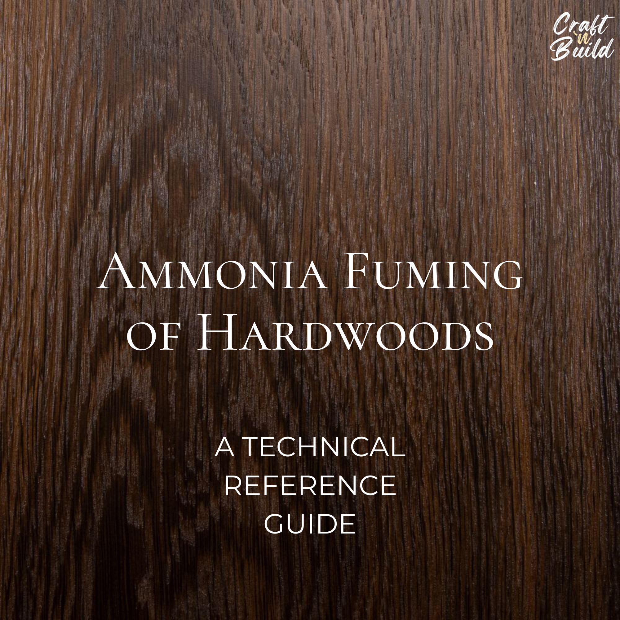Wooden boards inside an ammonia fuming tent for hardwood color enhancement process