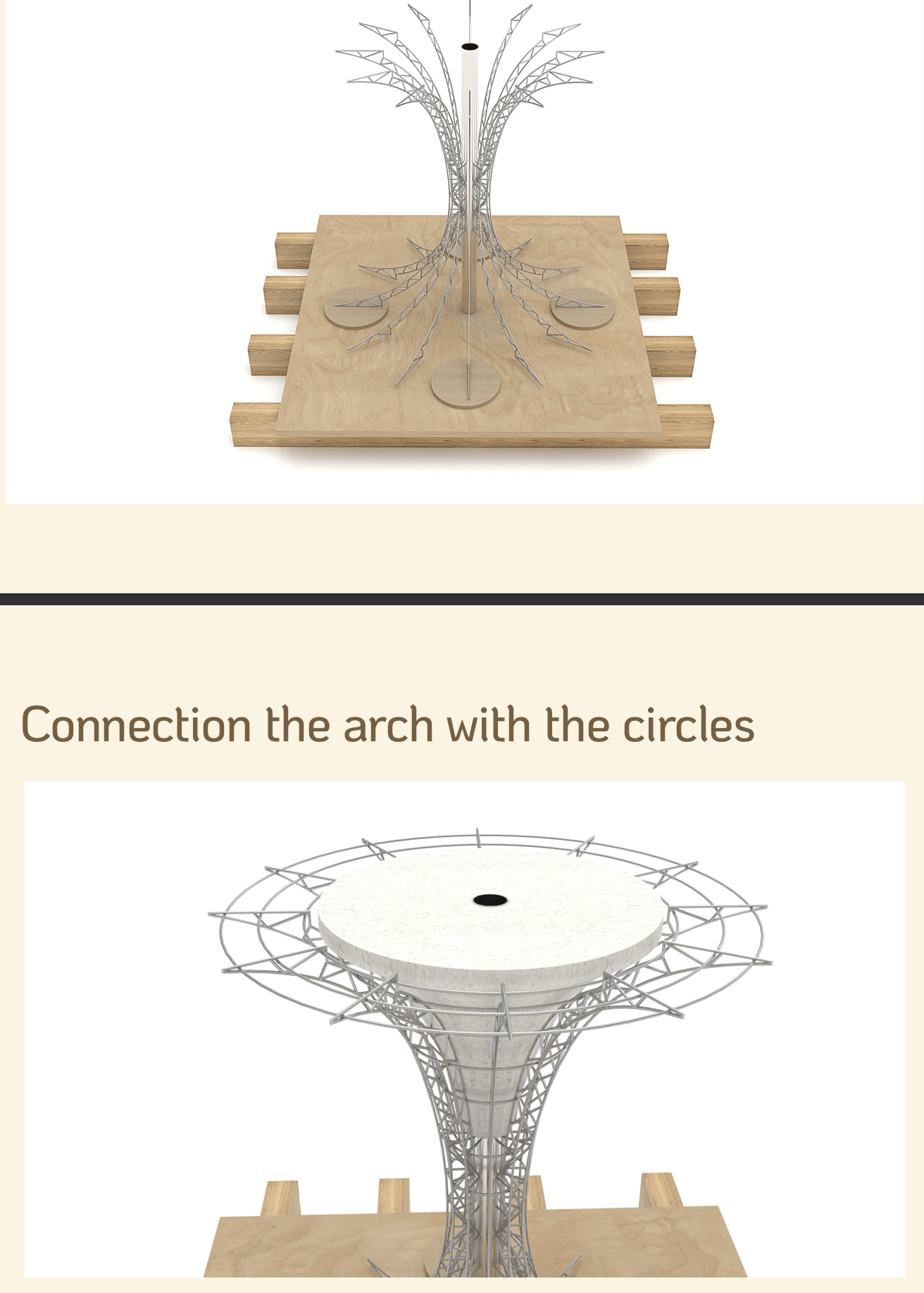 Modern organic concrete furniture piece with sleek design and smooth finish