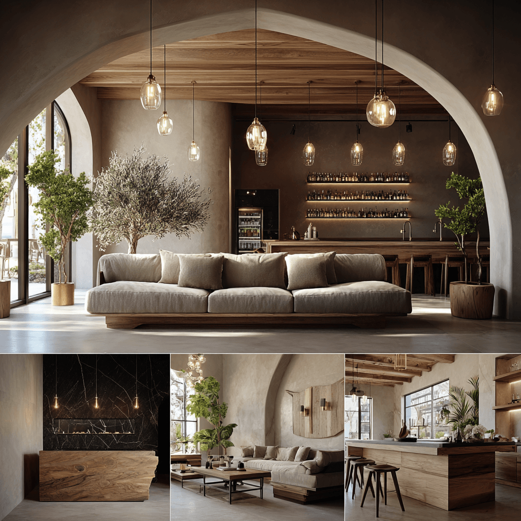 The Mood Board professional design visual strategy collage with curated colors and materials