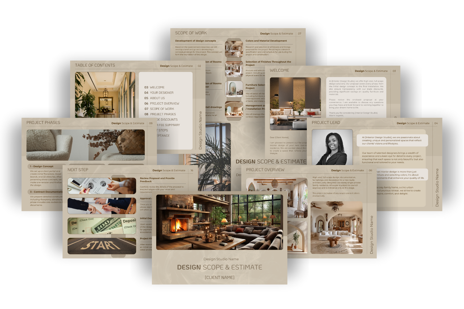 デザインスコープ&見積もりテンプレート