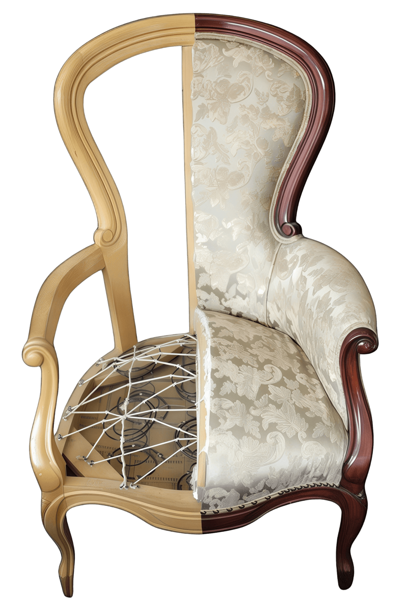 craftsman upholstering furniture with fabric and padding tools for furniture upholstering
