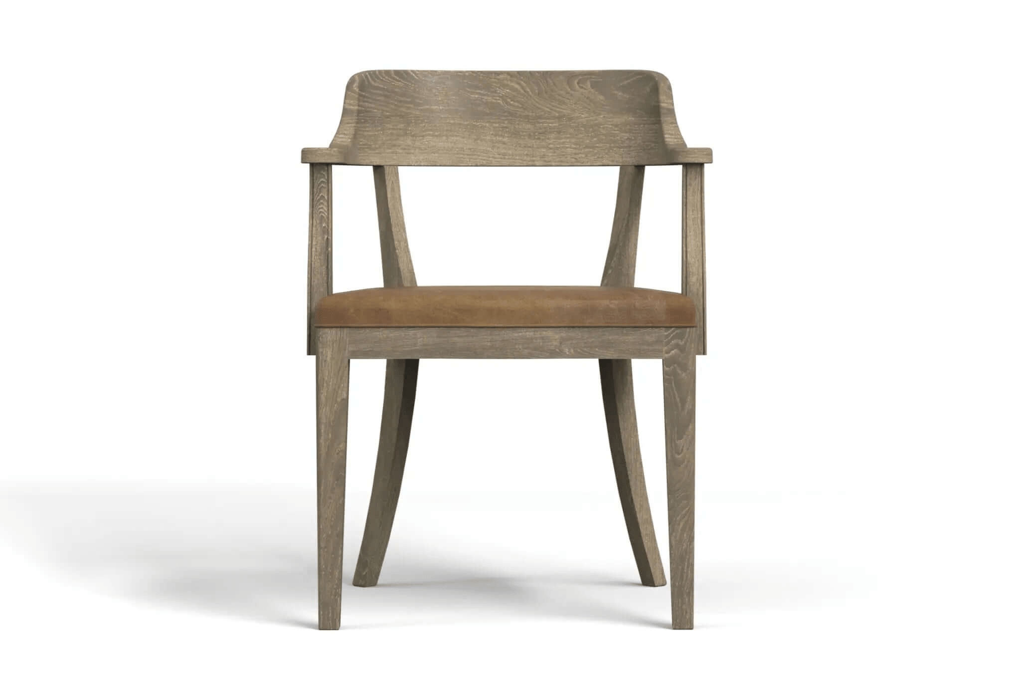 Dalton Dining Chair 3D CAD solid oak leather upholstered ergonomic elegant design