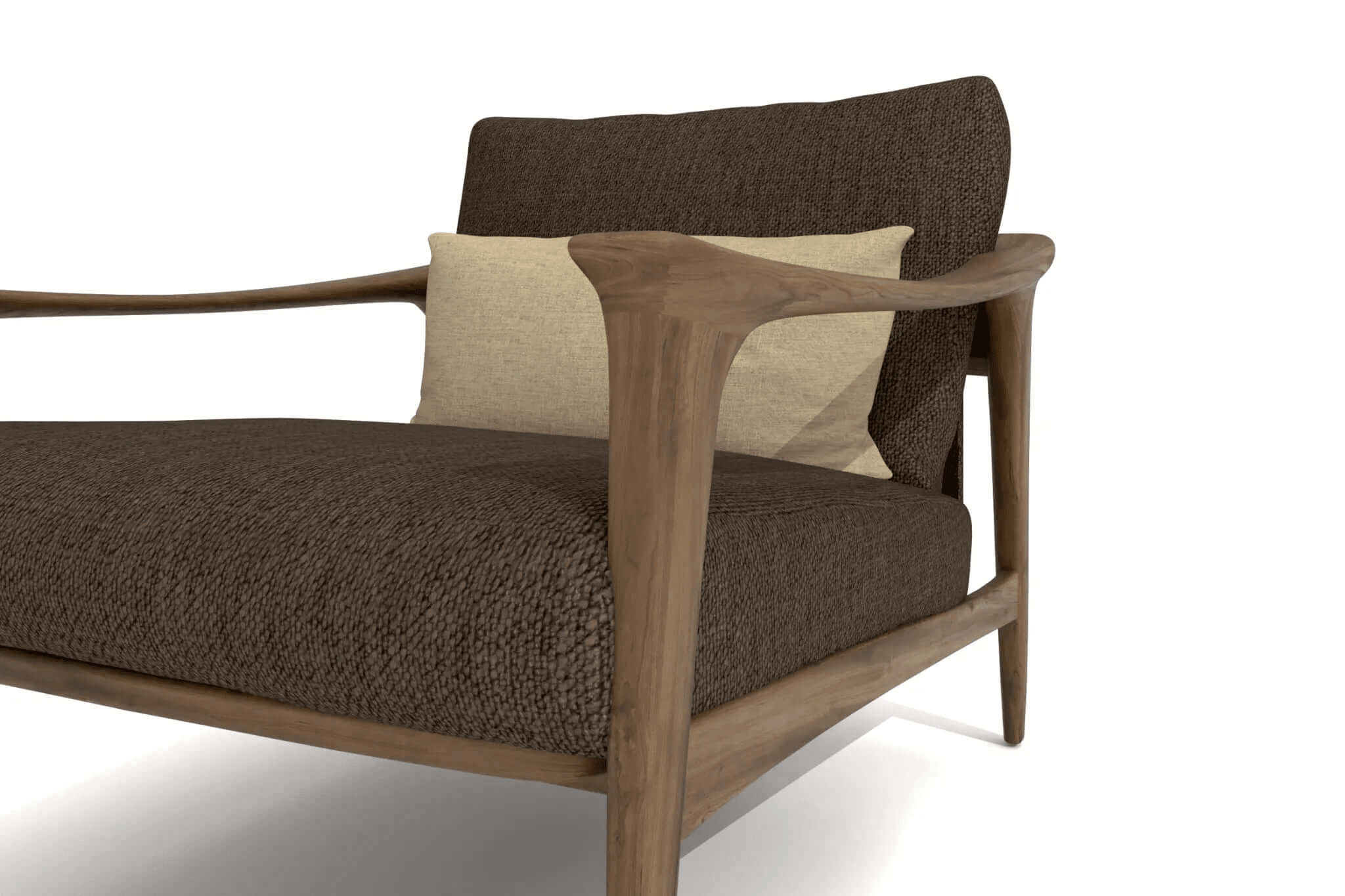Lounge Chair - 3D CAD design drawing - Craft'n Build