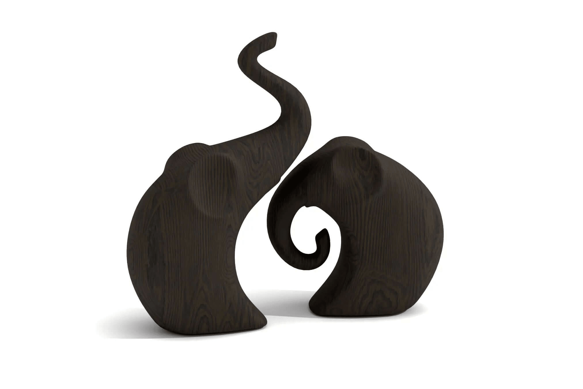 Hand Carved Elephant Sculpture - 3D CAD - Craft'n Build