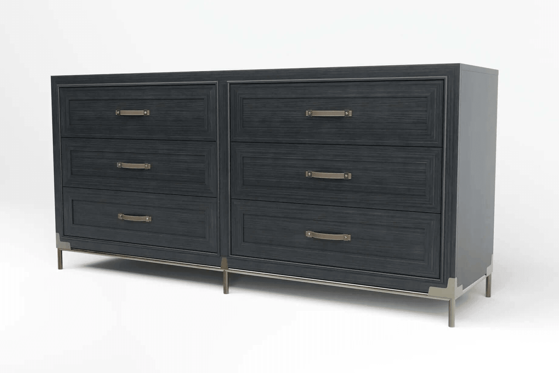 North 6 Drawer Dresser - 3D CAD - Craft'n Build