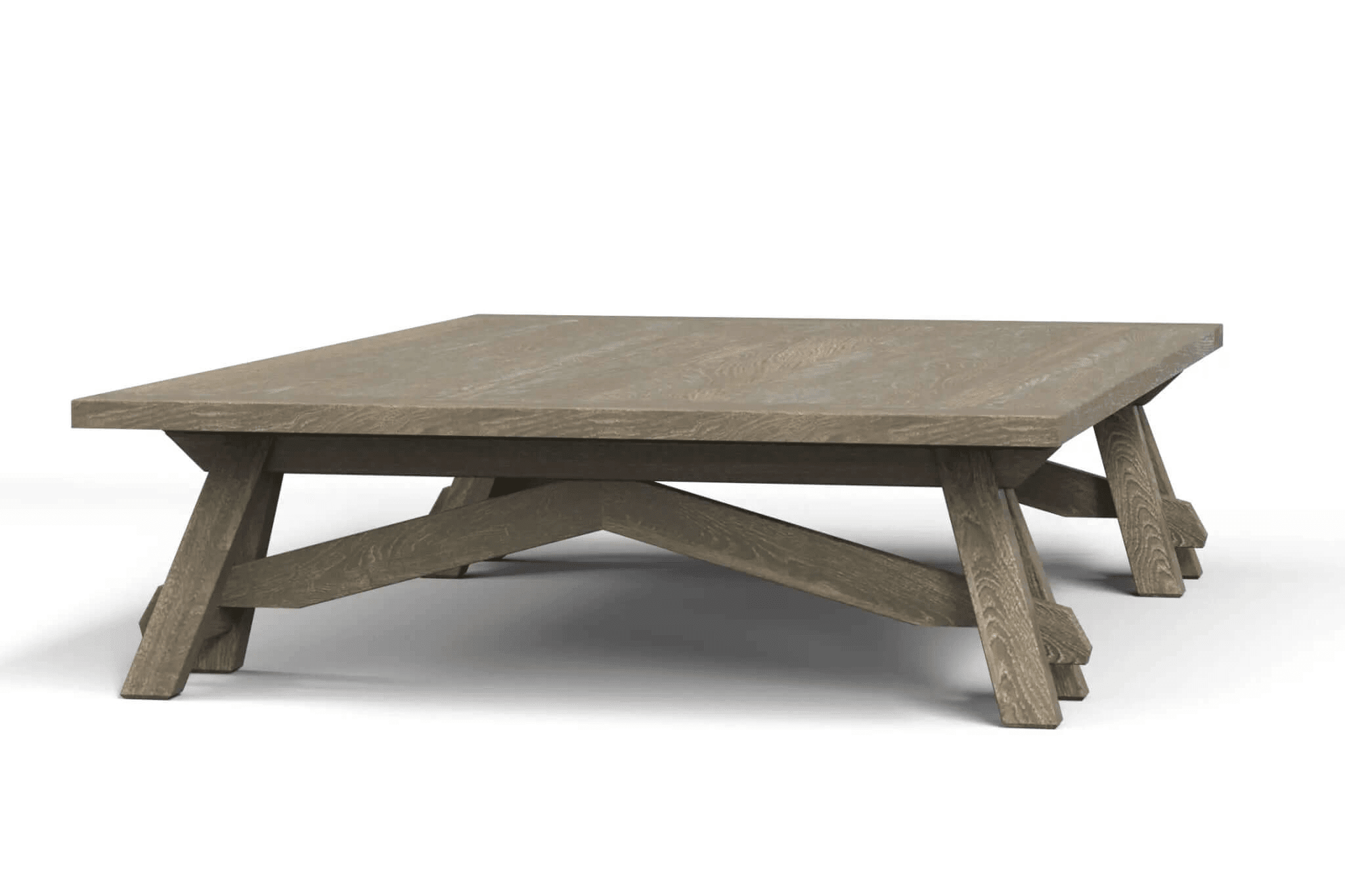 Sawhorse Coffee Table - 3D CAD - Craft'n Build