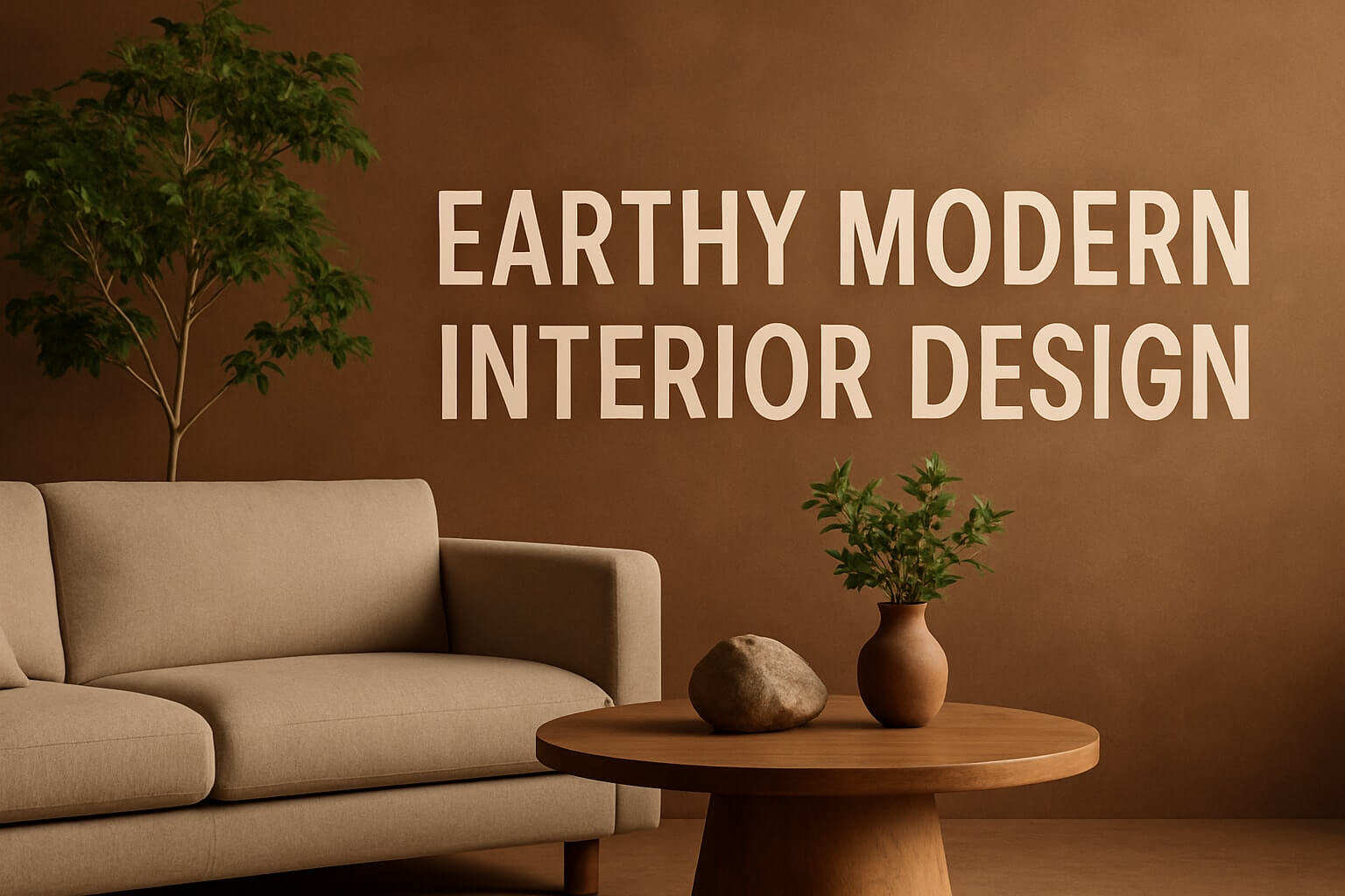 Earthy Modern Interior Design Guide for Inspired Spaces 2025