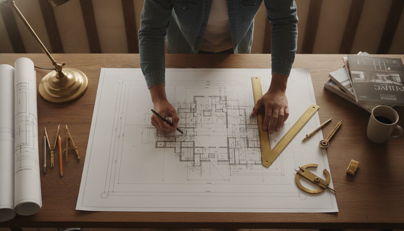 Interior Design Technical Drawing Course: Mastering Structural Logic and Precision - Craft'n Build