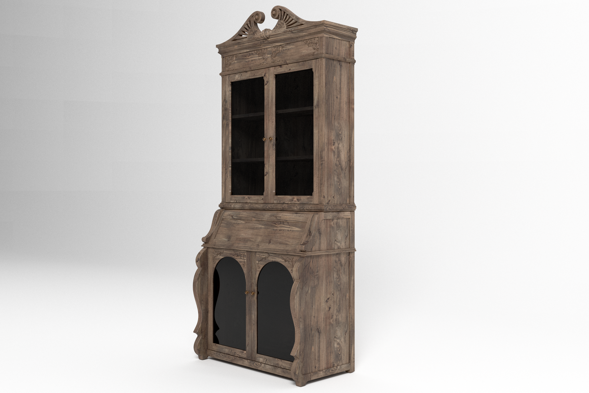 Murrieta Bar Cabinet - 3D CAD