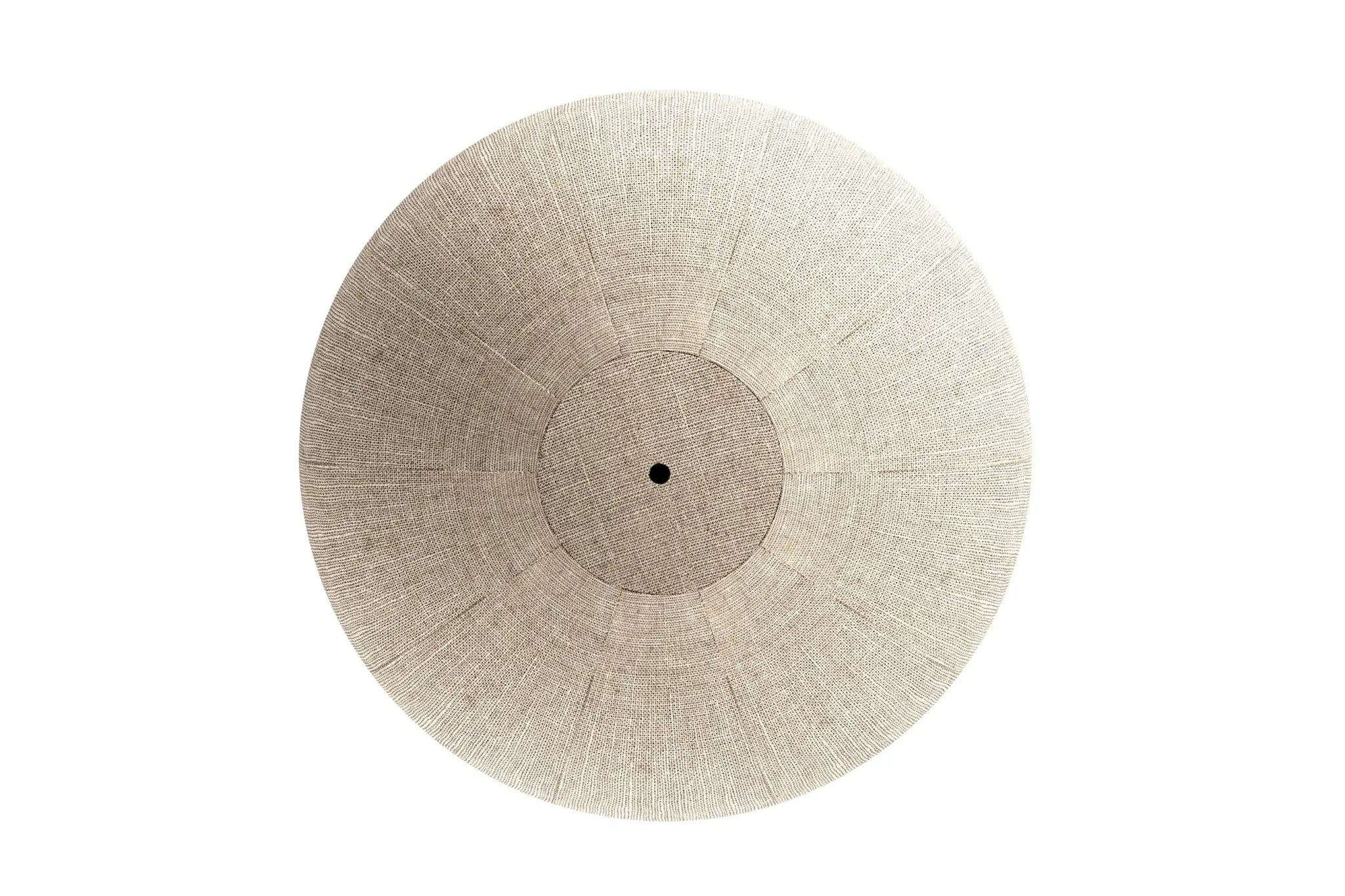 Chouette Wall Lamp with cream-hued shade and bronze-like patina, 3D CAD design.