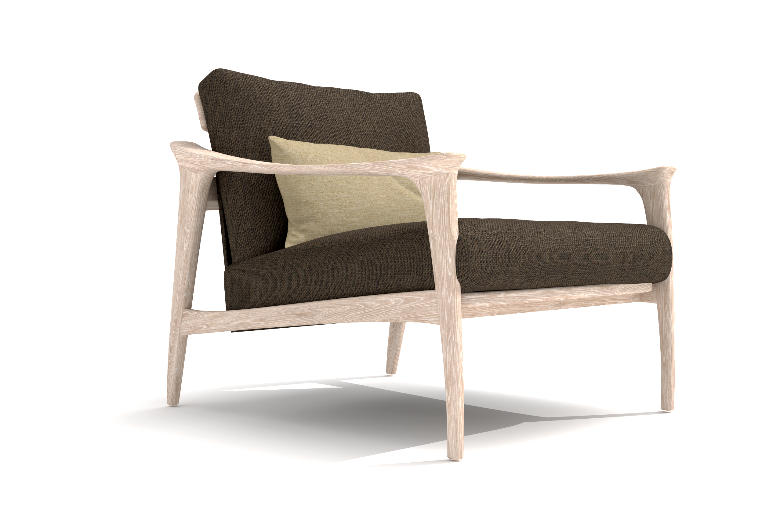 Gillon Lounge Chair- 3D CAD