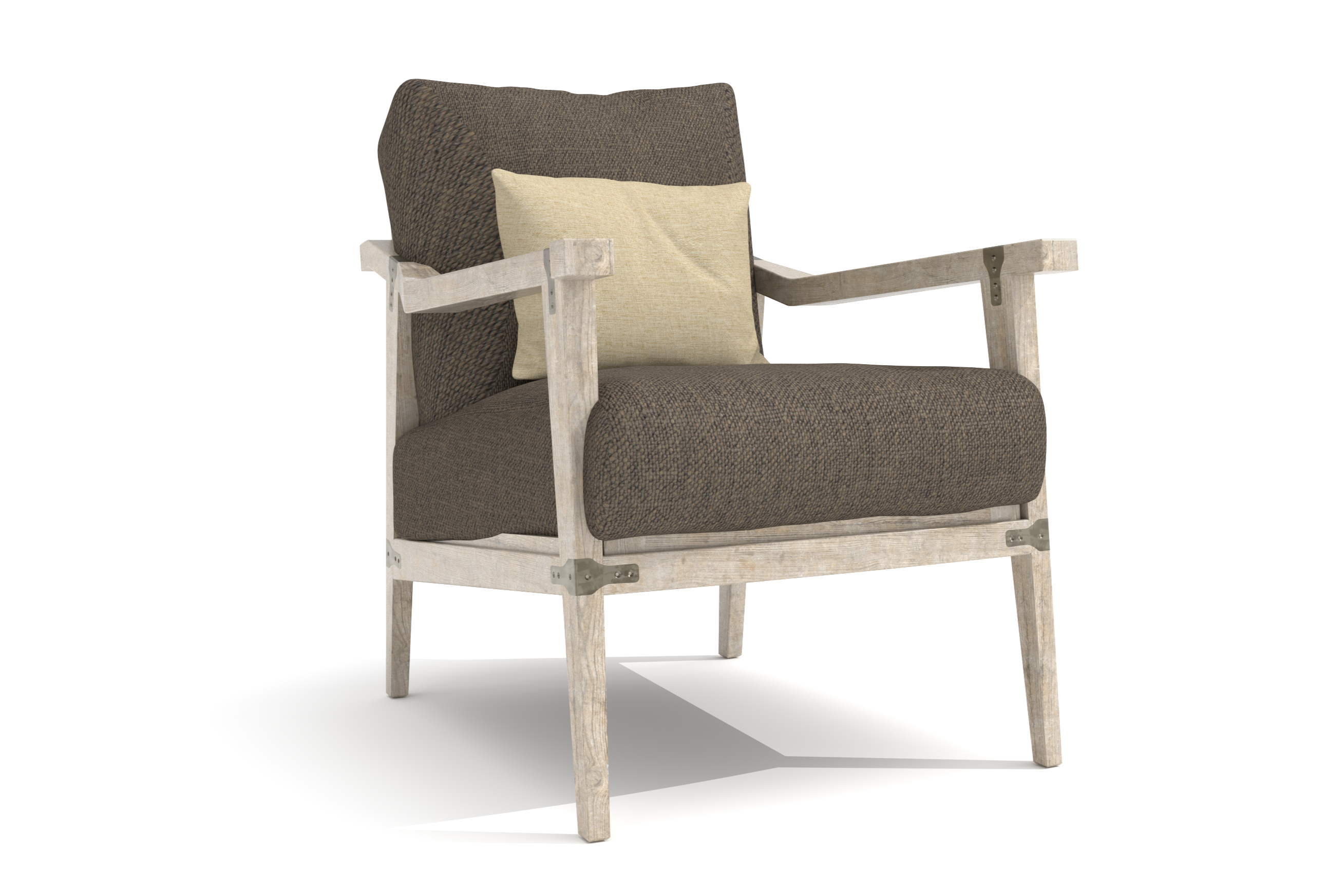 Lucerne Lounge Chair - 3D CAD