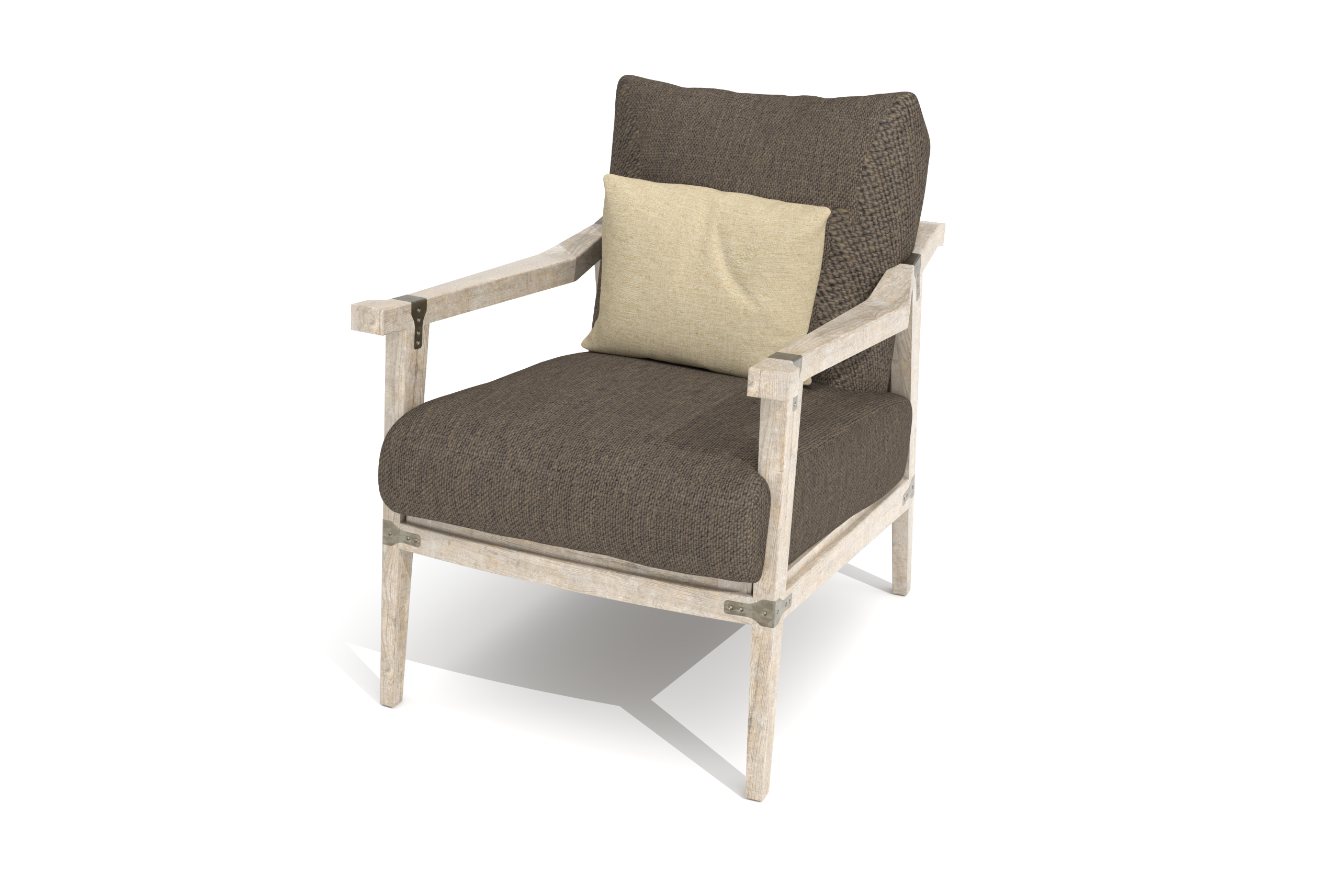 Lucerne Lounge Chair - 3D CAD