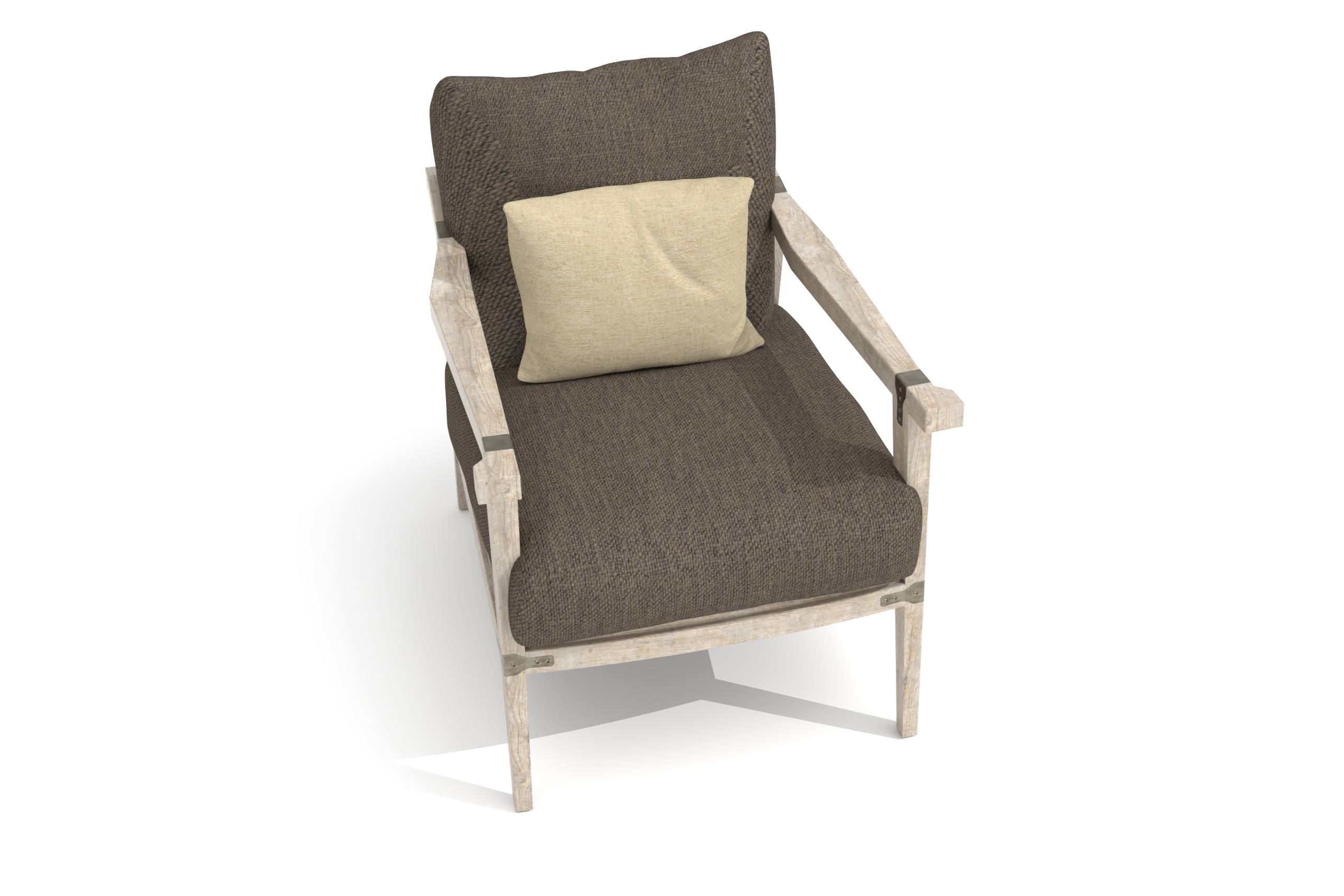 Lucerne Lounge Chair - 3D CAD