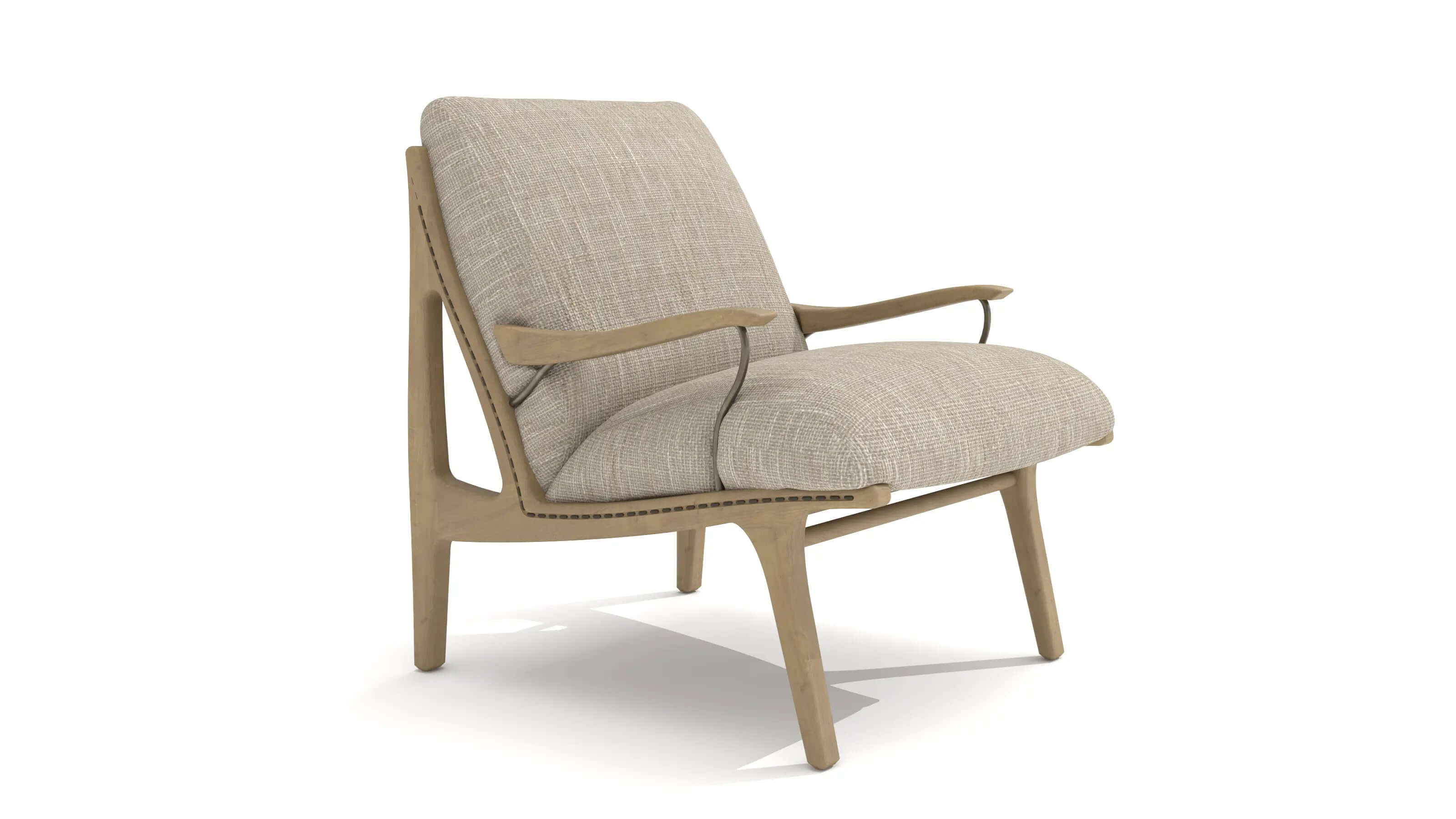 Lennon Lounge Chair - 3D CAD Craft'n Build
