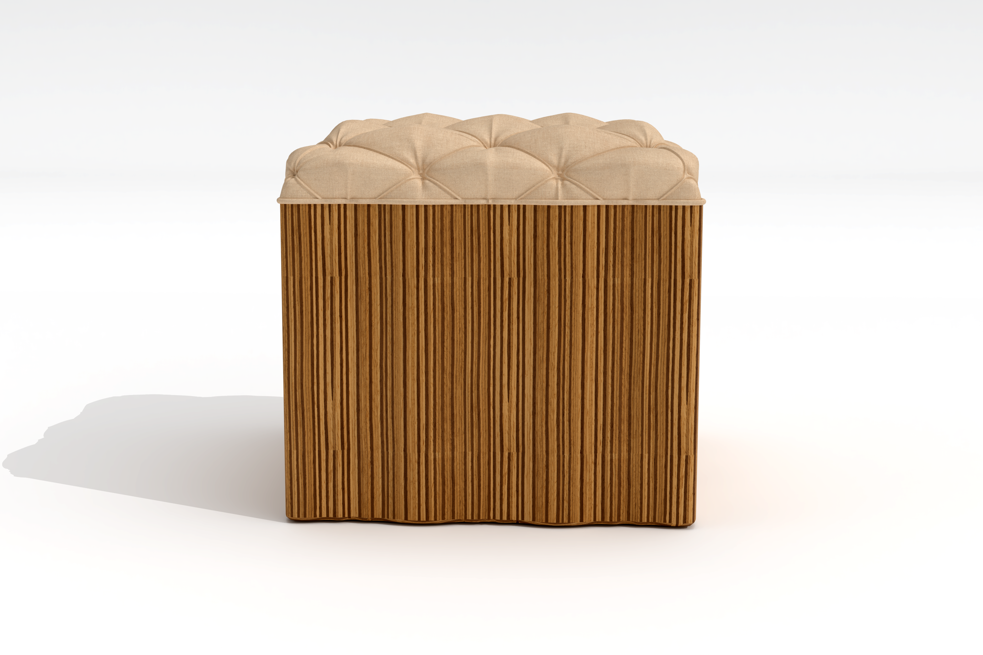 Yocatan Ottoman - 3D CAD