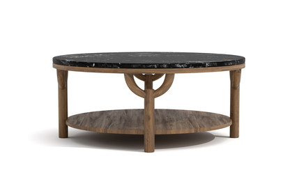 Olive Round Coffee Table - 3D CAD