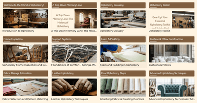 Mastering Furniture Upholstering: The full journey - Craft'n Build