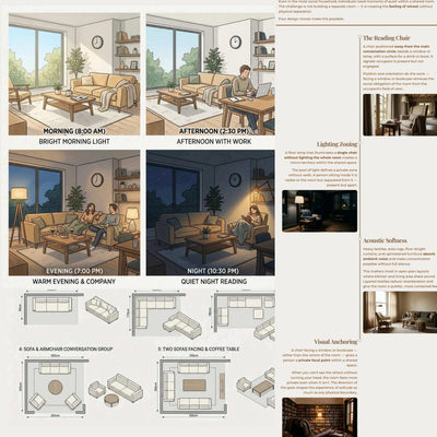 The Living Area- The Design Key Series.