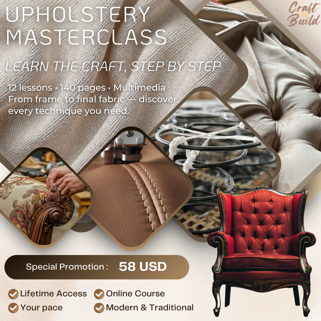 Mastering Furniture Upholstering: The full journey LearnWorlds