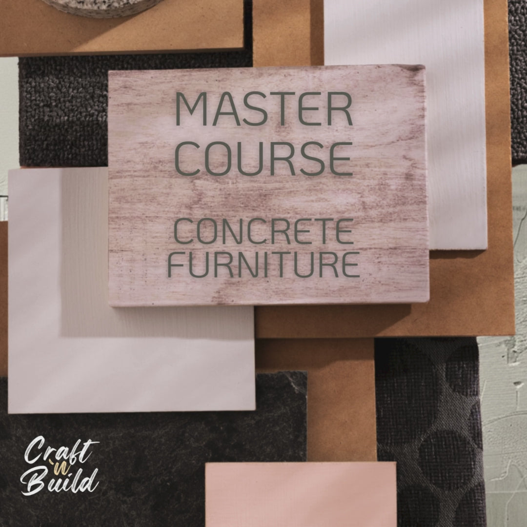 Concrete Furniture Masterclass: Modern Organic Design