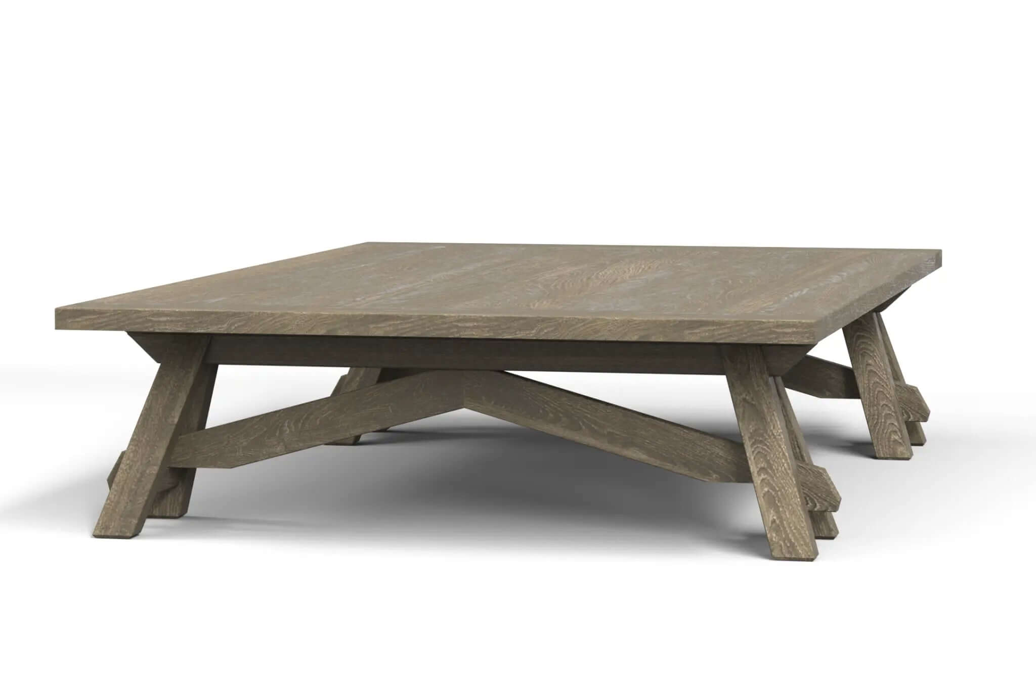 Sawhorse Coffee Table - 3D CAD - Craft'n Build