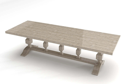 St. Barts Dining Table - 3D CAD - Craft'n Build