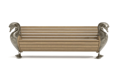 Svan Teak Garden Bench - 3D CAD - Craft'n Build